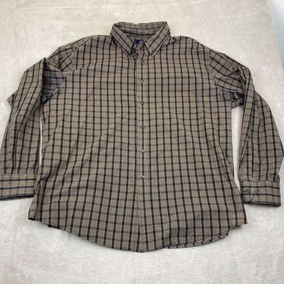 Dockers & Haggar Mens Shirts Size XXL Lot Of Three Classic Fit Plaid Long Sleeve - Picture 7 of 12